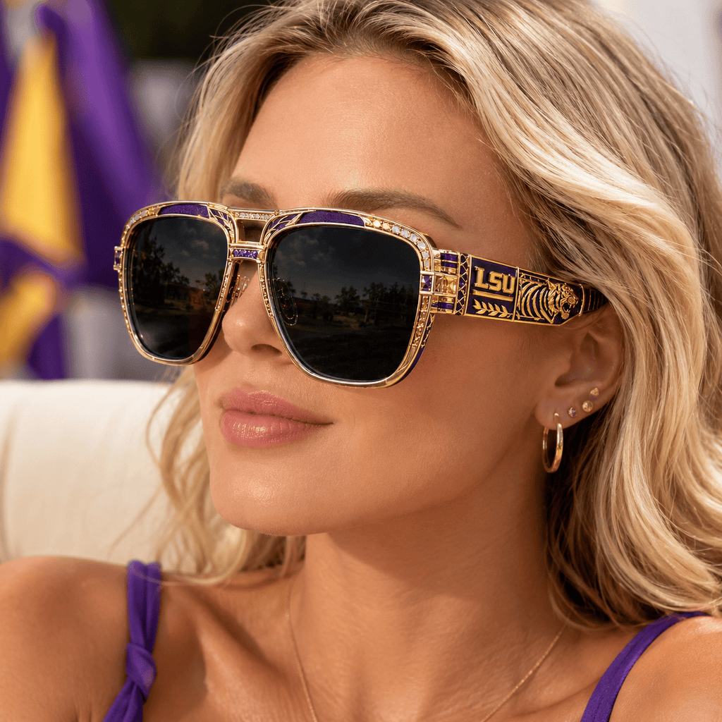 PREMIUM LSU UNISEX SUNGLASSES NVH
