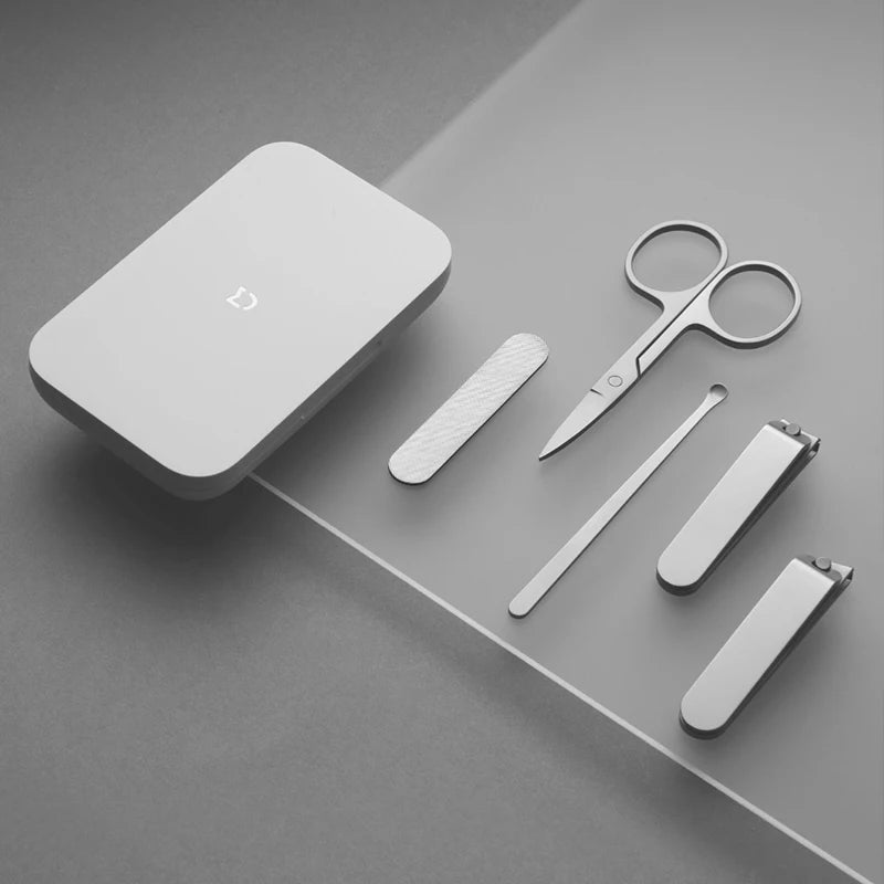 Mijia Nail Clippers Tool Set 5pcs Pedicure Care Clippers Earpick Nail File Professional Beauty Tools Nail Cutter Trimmer