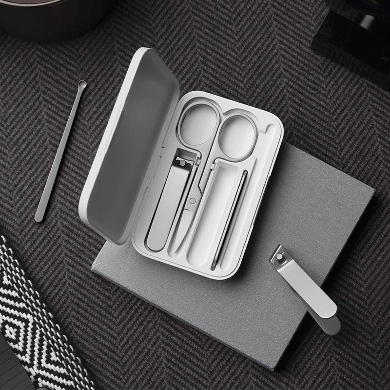 Mijia Nail Clippers Tool Set 5pcs Pedicure Care Clippers Earpick Nail File Professional Beauty Tools Nail Cutter Trimmer